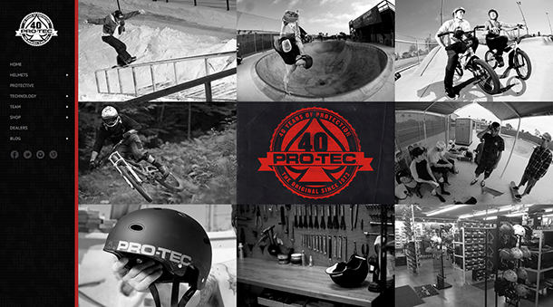 The new homepage at pro-tec.net