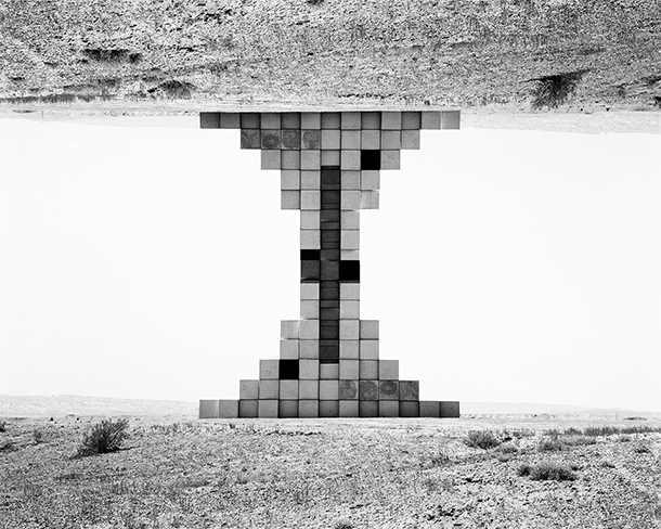 The Holy Truss | Green River, UT | "On a road trip through Utah I saw this massive statue. I had to divert off course to investigate. Each of the blocks are bigger than a refrigerator."