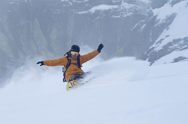 This could be you, powder turns for days | R: Leanne Pelosi P: Paul Morrison