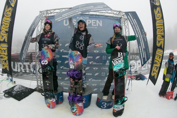 The Women's HP Podium | P: Burton / Jeff Patterson