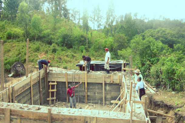 Climbing a mountain is a small price to give people fresh water.
