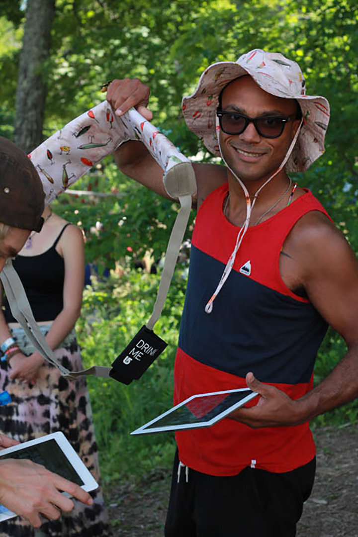 A PBR bandolier is the ultimate Frendly accessory. Photo: Luke Stafford