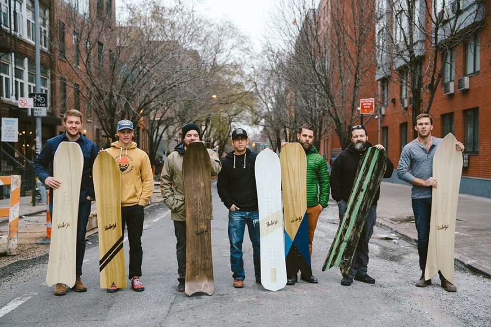 PowderJet snowboards speed of sawdust tour snowboarding