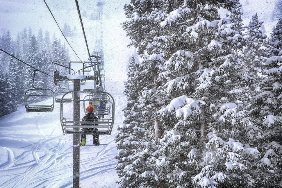 Snowboarding at Eldora Mountain Resort