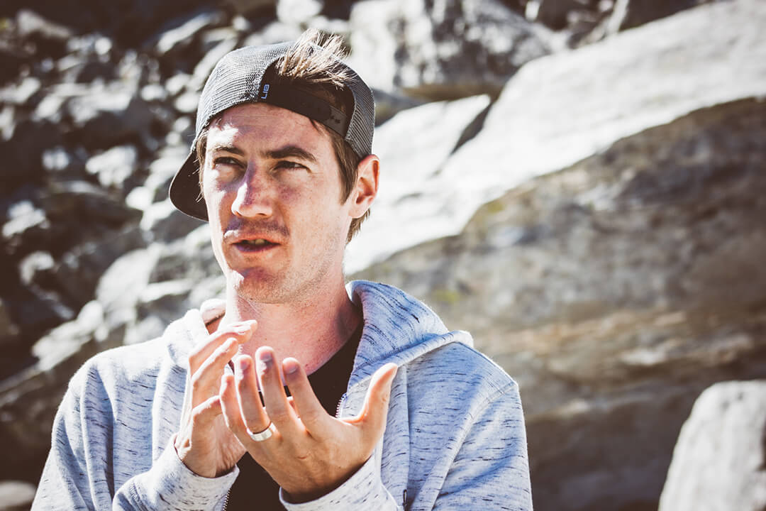 Fredi Kalbermatten snowboarding Holden Outerwear