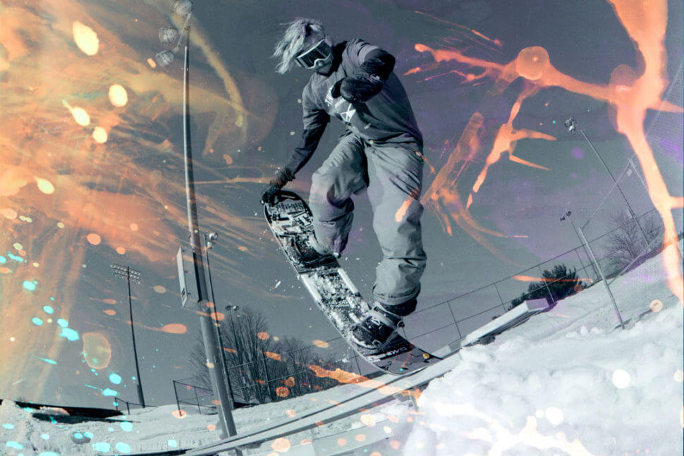 Scott Stevens, Erik Hoffman snowboarding photography