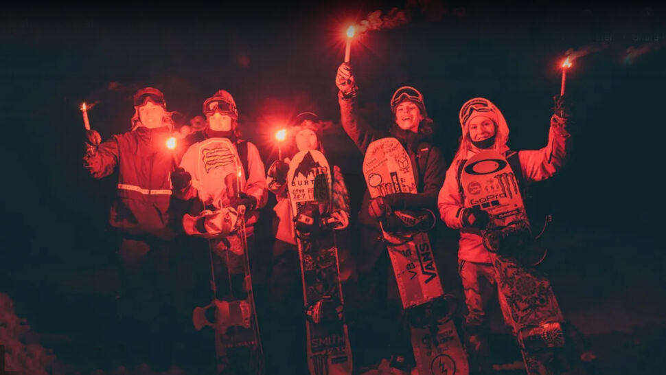 Snowcats Monster energy all-female snowboarding edit