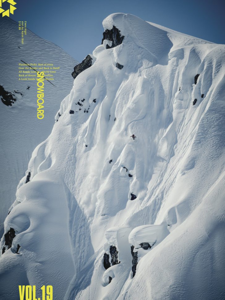 Elena hight Cover Snowboard Mag