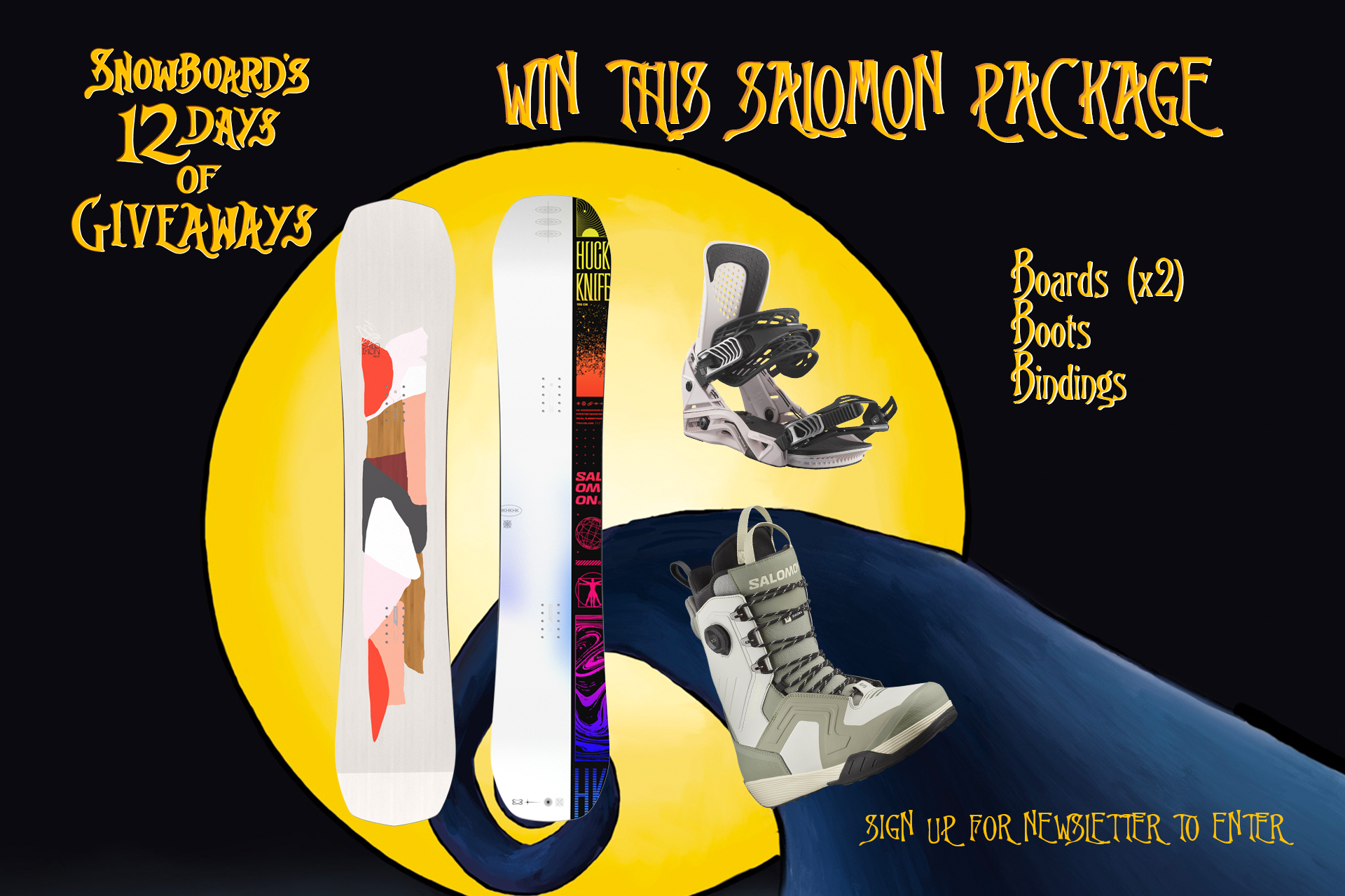 12 Days of Giveaways: Day 5 – Salomon – Snowboard Magazine