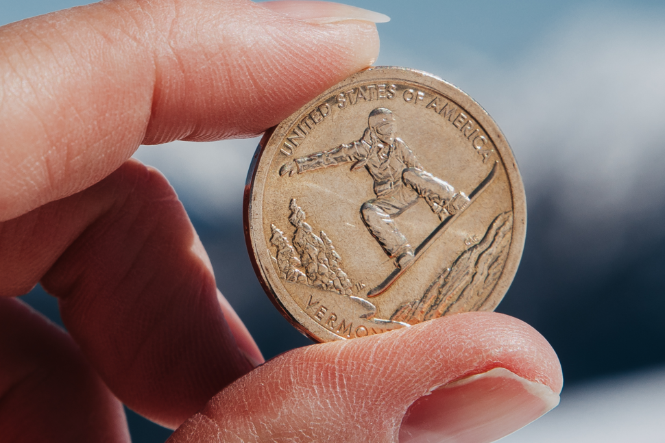U.S. Coin Snowboarding Vermont