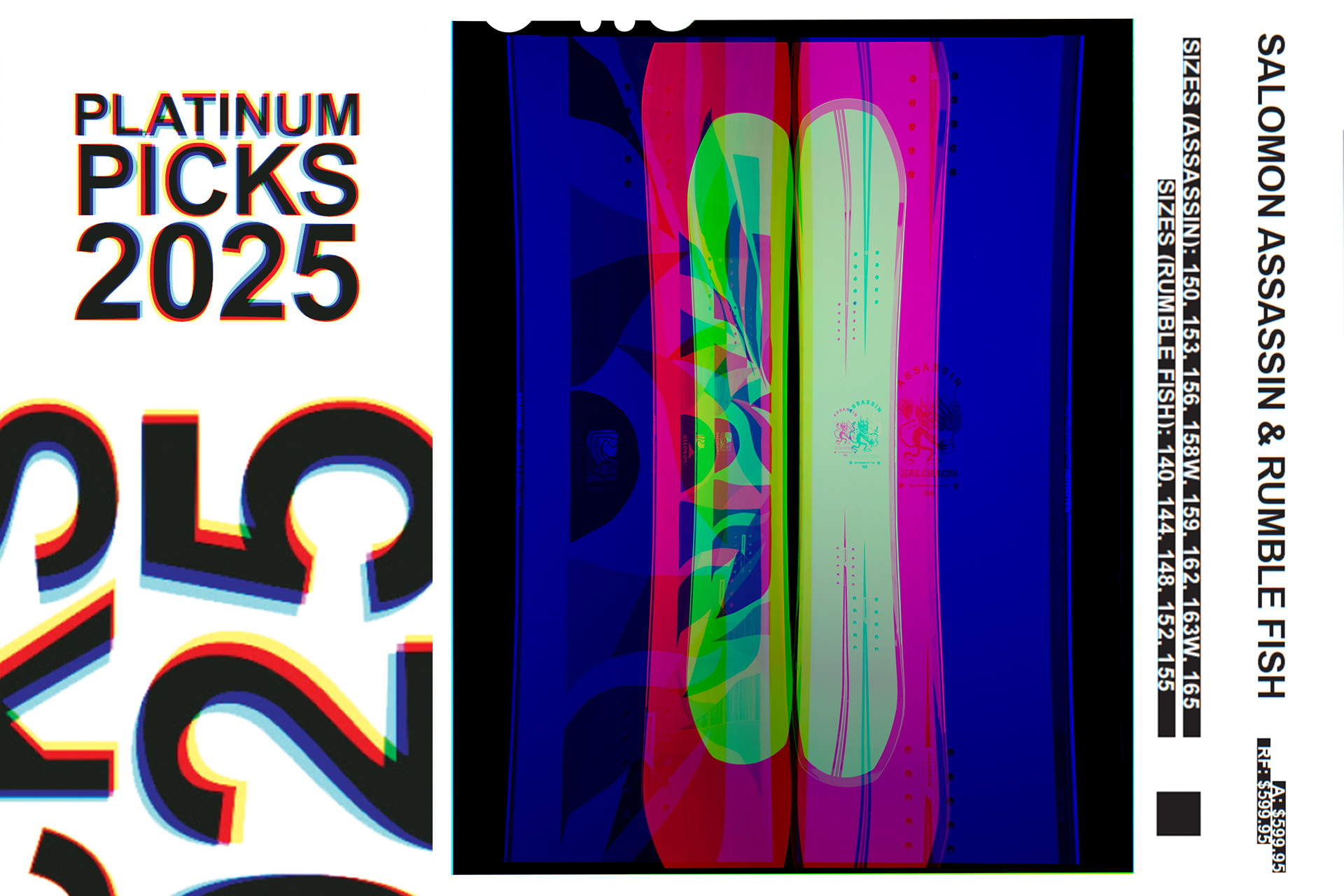 2025 Platinum Pick Boards: Salomon Assassin + Rumble Fish