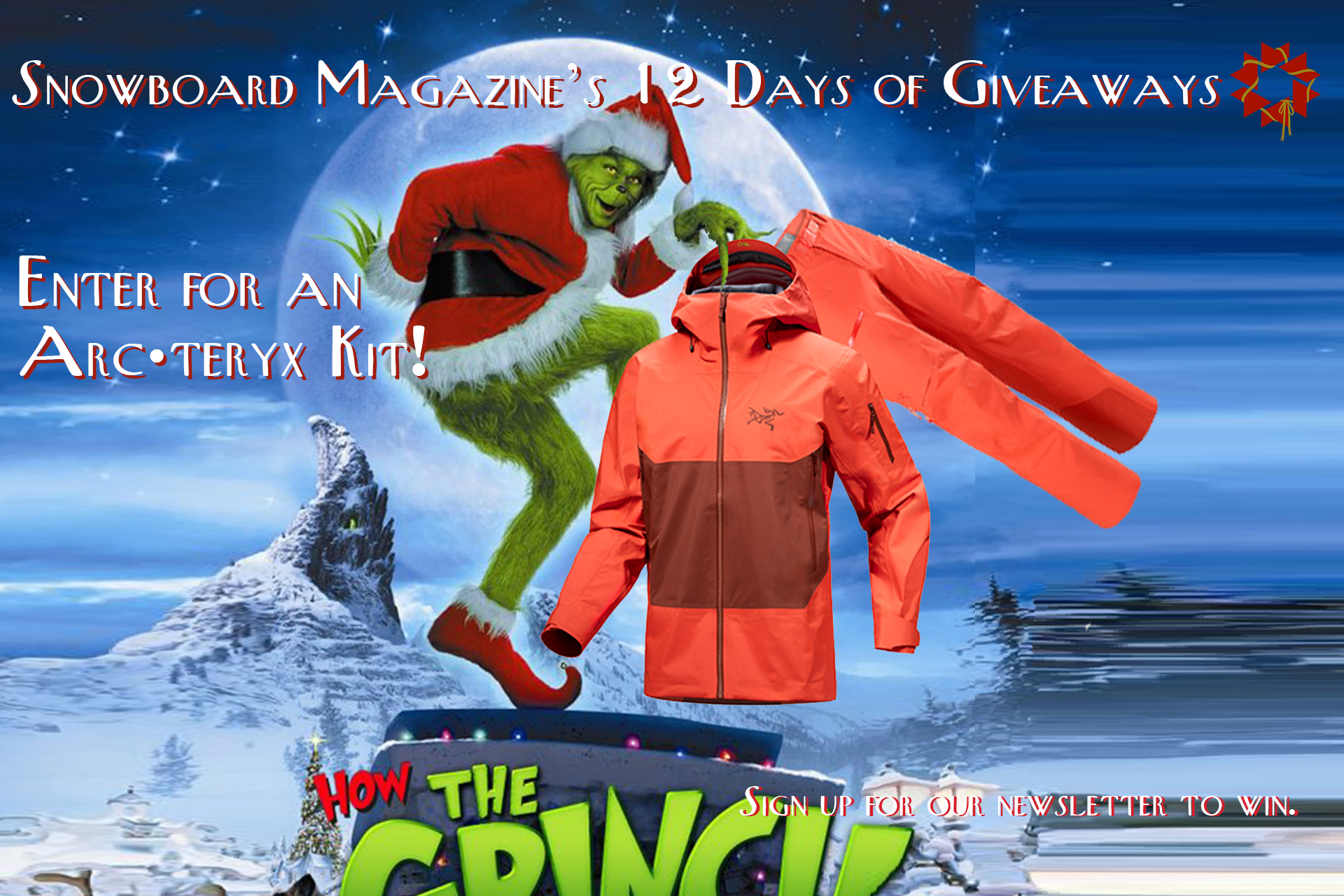 12 Days of Giveaways: Full Kit From Arc'teryx – Snowboard Magazine