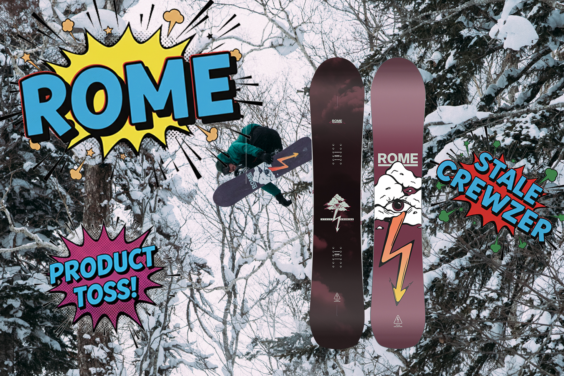 Product Toss: Rome Snowboards x Stale Sandbech's Crewzer