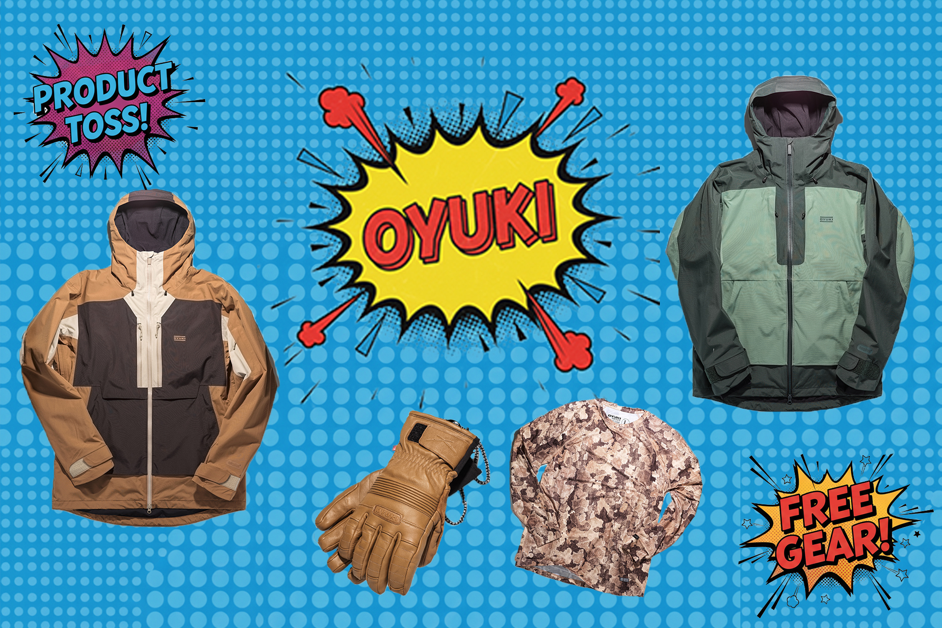 Product Toss: Oyuki Outerwear Package Giveaway – Snowboard Magazine