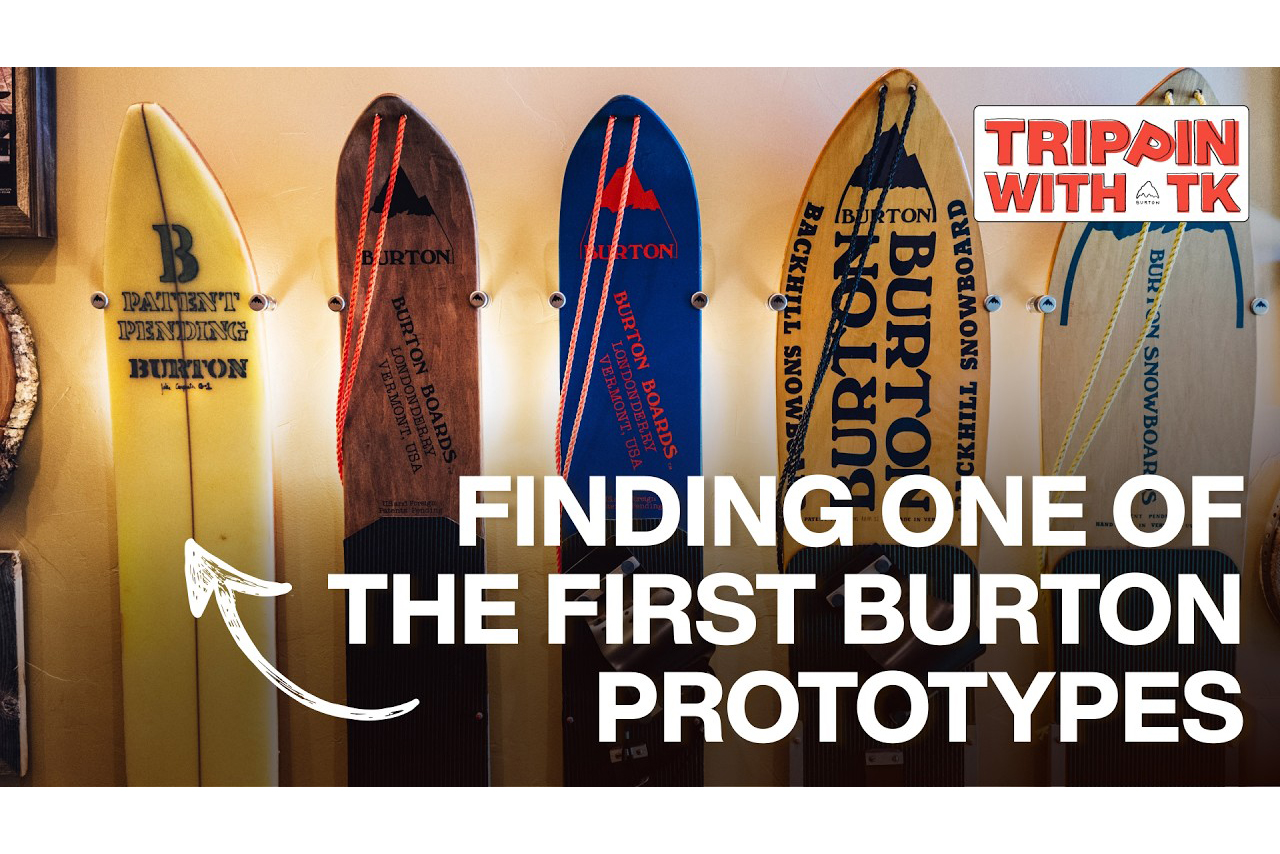 Burton BELIEVE  BOARDING バートン　バッジ Trippin' With TK – Back to Burton's Backhills – Snowboard Magazine