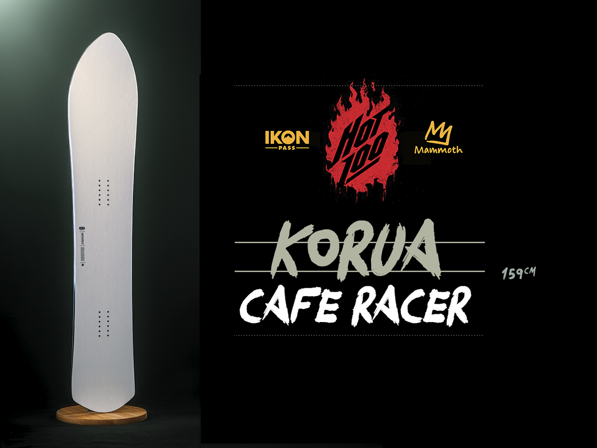 Carving Board: KORUA CAFE RACER – Snowboard Magazine