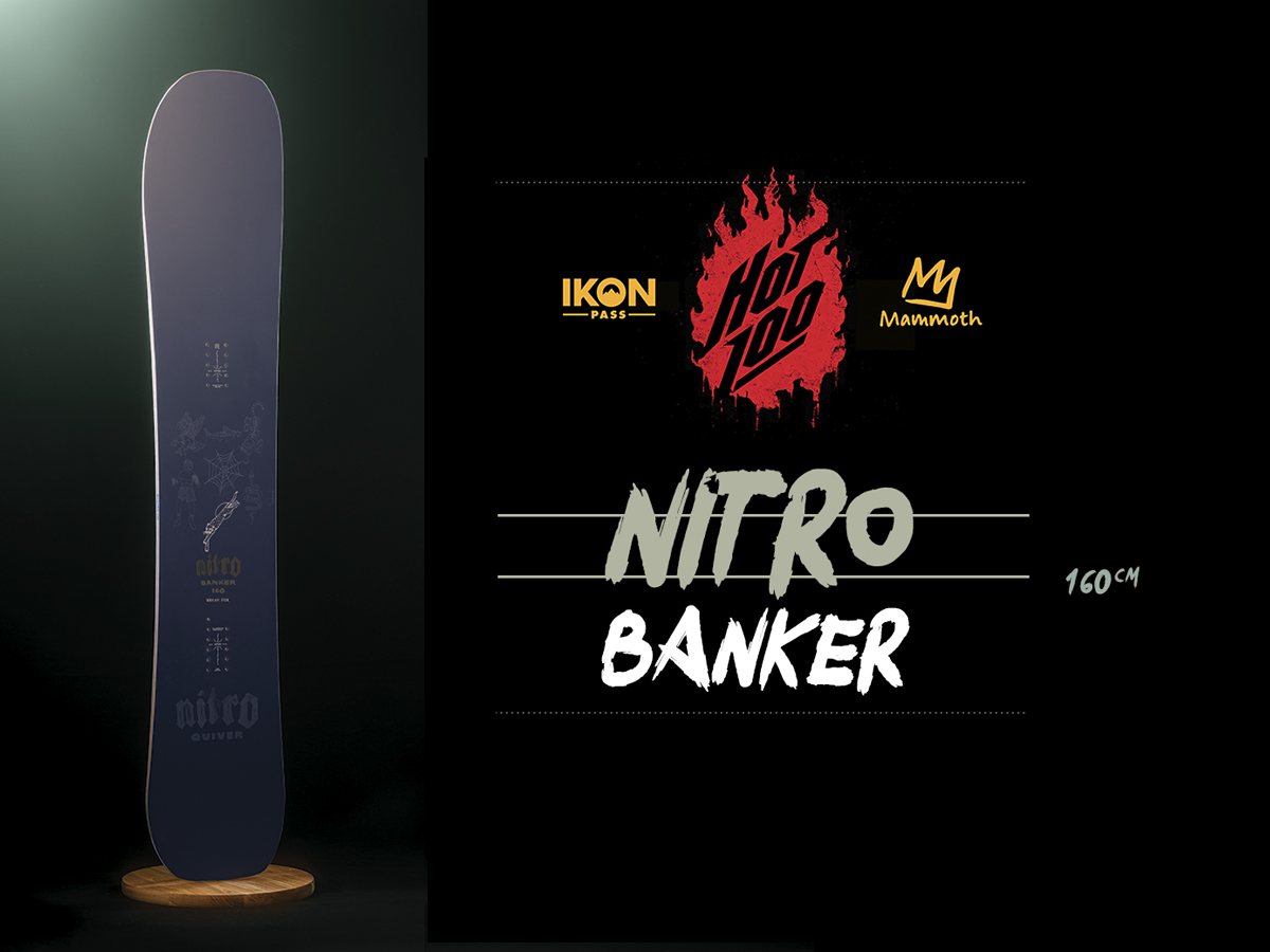 スノーボード NITRO BANKER 156cm Carving Board: NITRO BANKER – Snowboard Magazine
