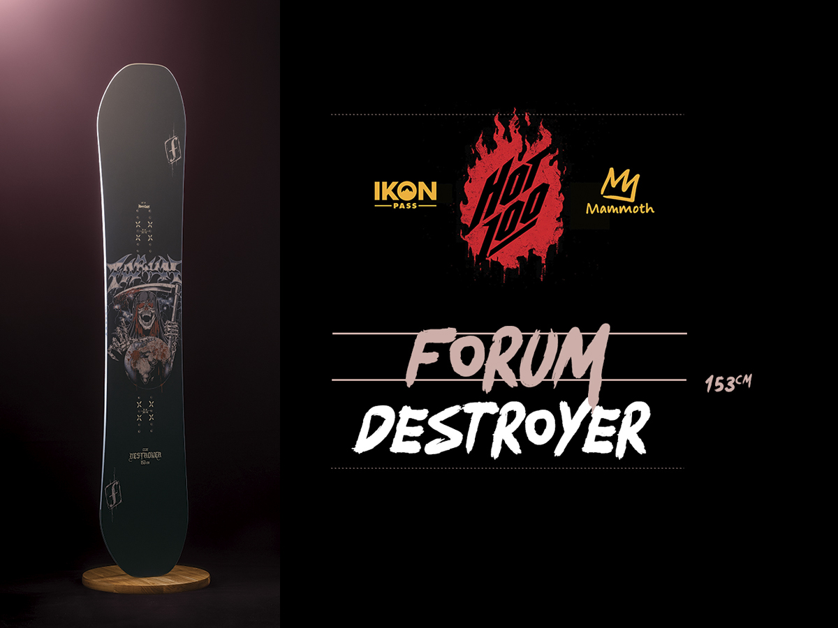 Women's Board: FORUM DESTROYER – Snowboard Magazine